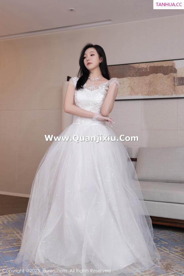 安然Maleah  [XiuRen]高清写真图 2023.08.08 No.7201 安然anran 婚纱美腿第8张图片